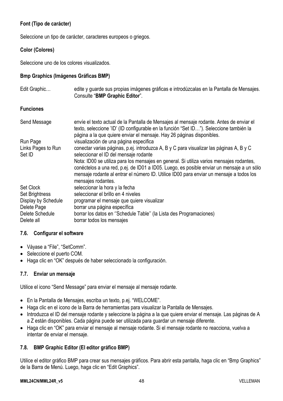 Velleman MML24CN User Manual | Page 48 / 84