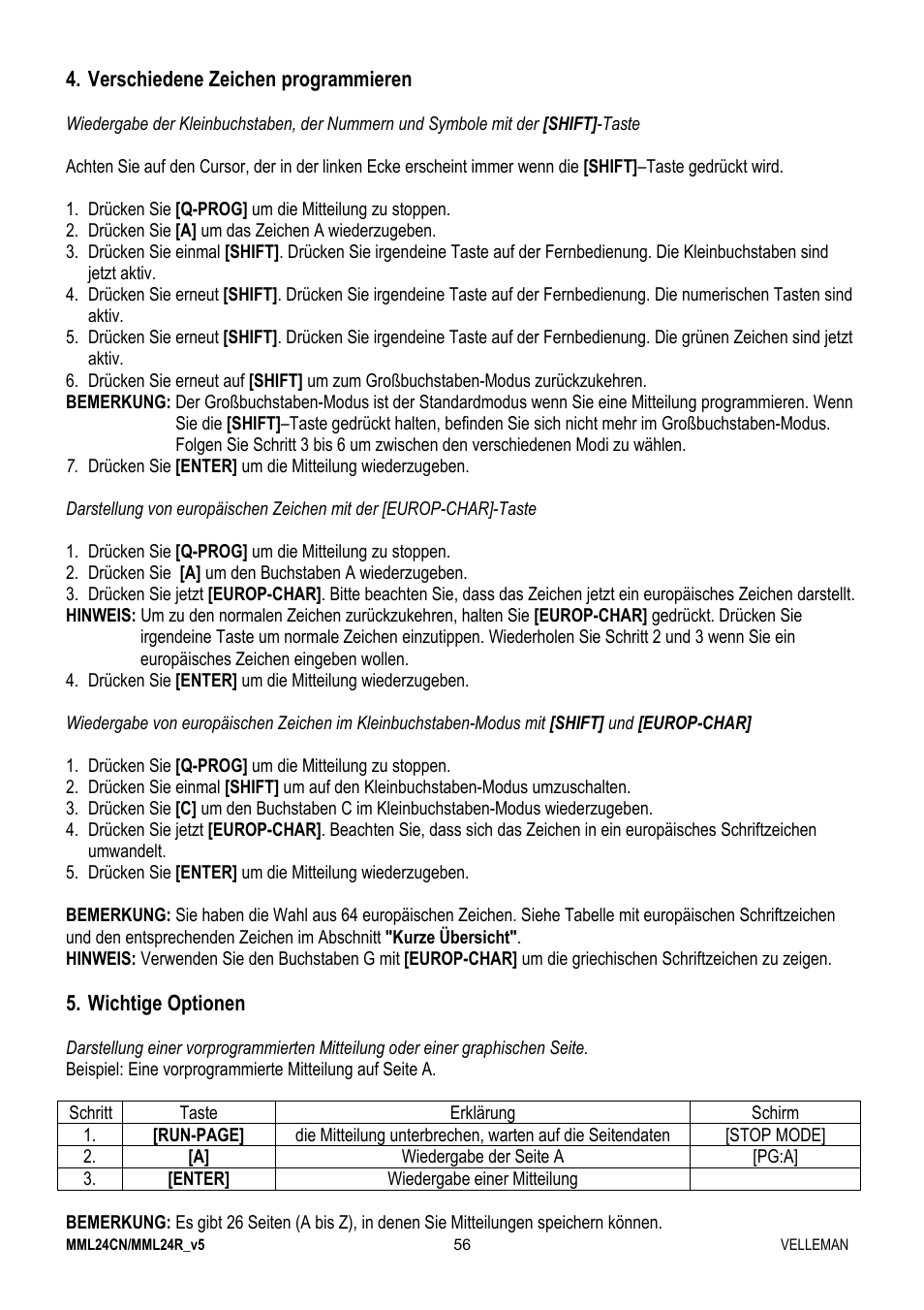 Velleman MML24CN User Manual | Page 56 / 84