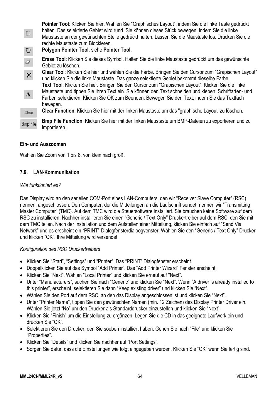 Velleman MML24CN User Manual | Page 64 / 84