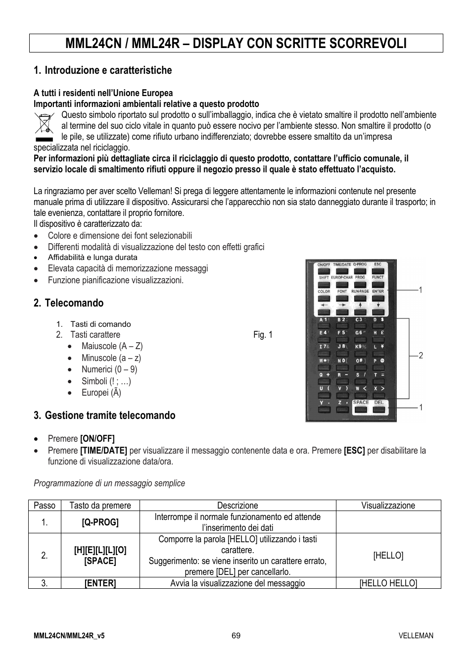 Mml24cn / mml24r – display con scritte scorrevoli | Velleman MML24CN User Manual | Page 69 / 84