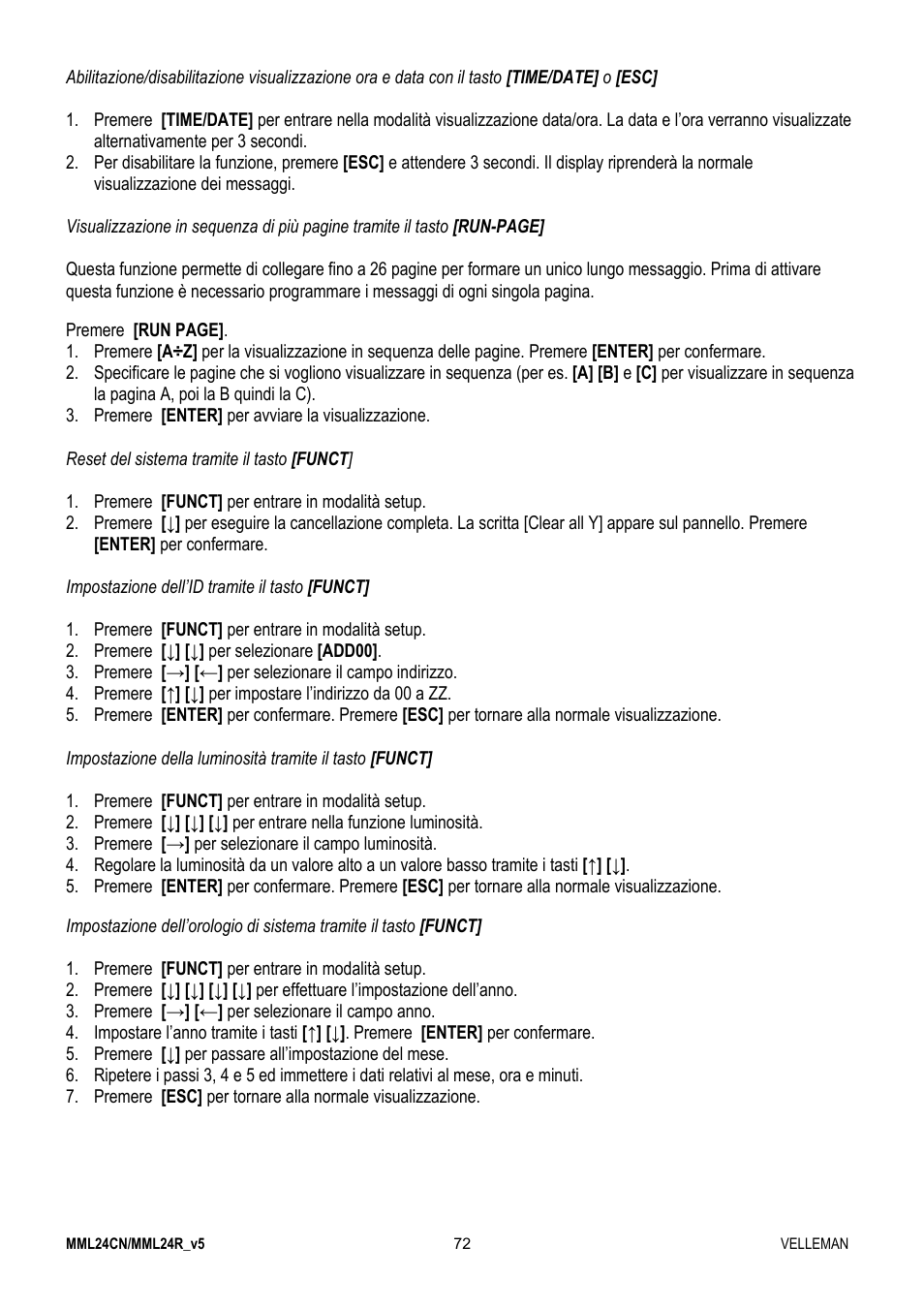 Velleman MML24CN User Manual | Page 72 / 84