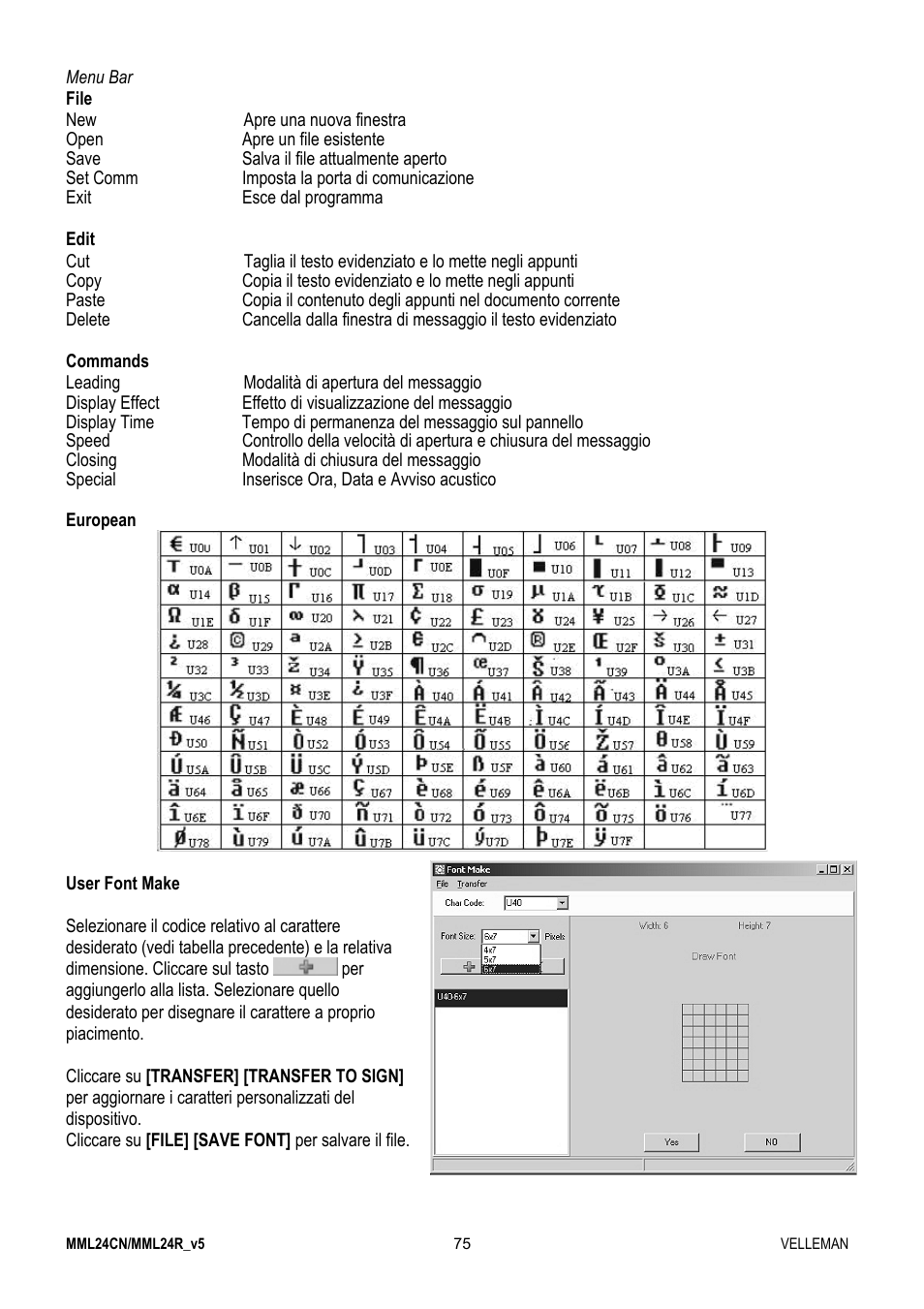 Velleman MML24CN User Manual | Page 75 / 84
