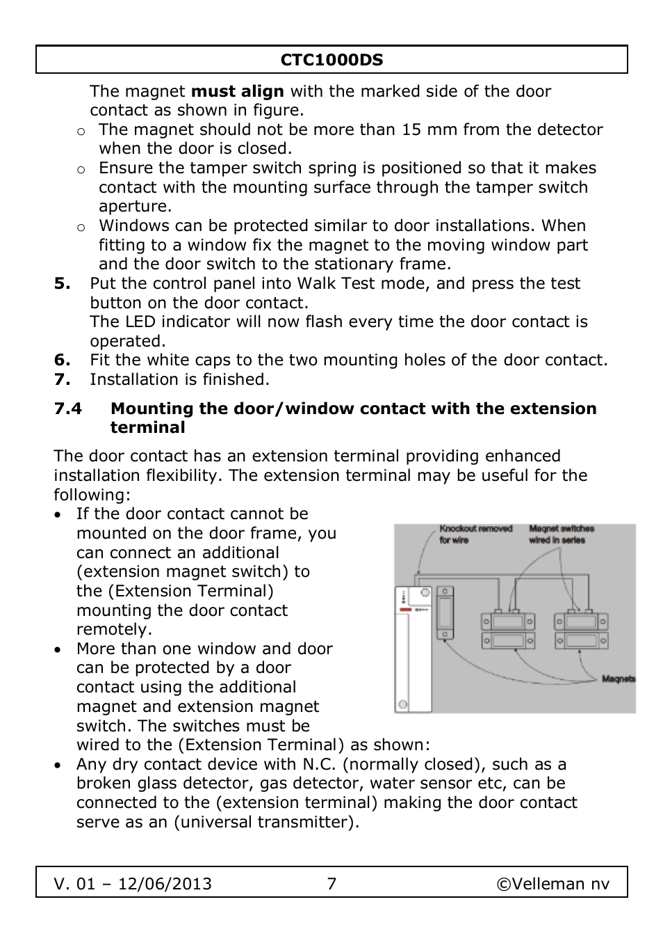 Velleman CTC1000DS User Manual | Page 7 / 61
