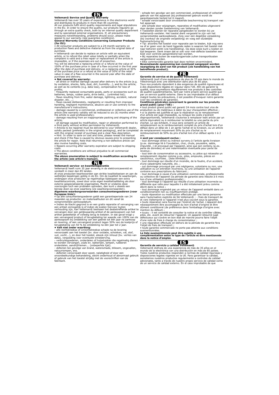 Velleman EHD2 User Manual | Page 15 / 16
