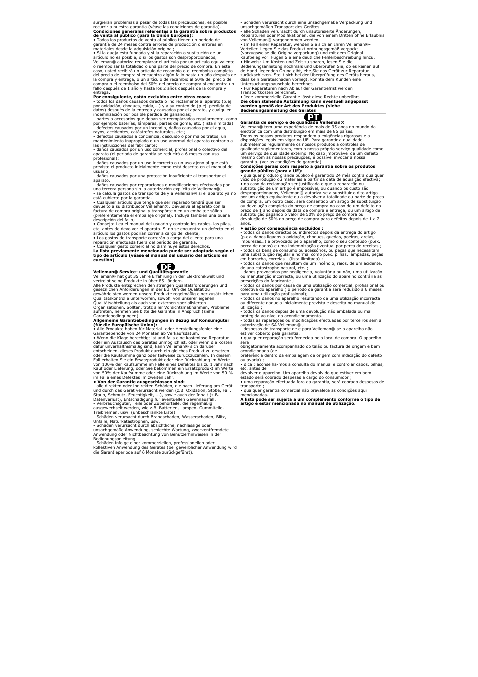 Velleman EHD2 User Manual | Page 16 / 16