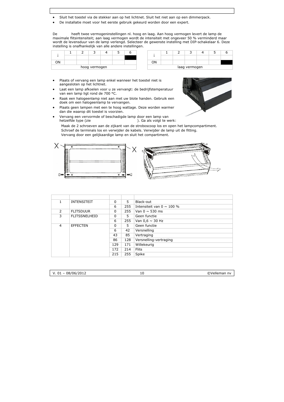 Velleman LX301 User Manual | Page 10 / 34