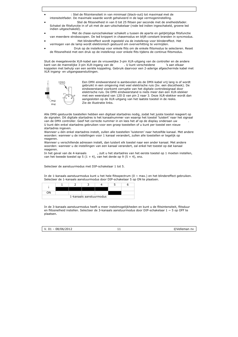 Velleman LX301 User Manual | Page 11 / 34