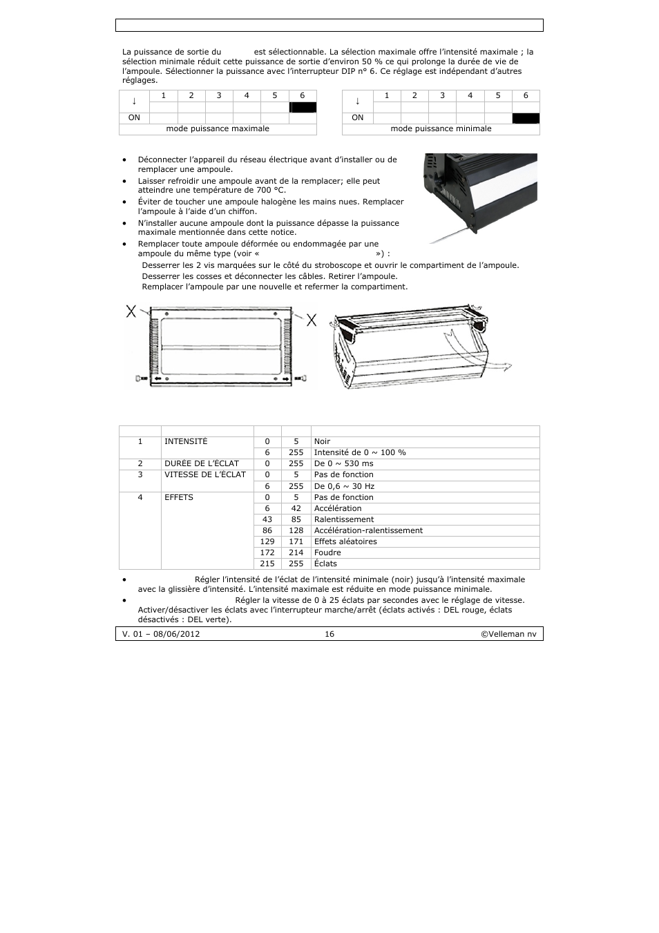 Velleman LX301 User Manual | Page 16 / 34