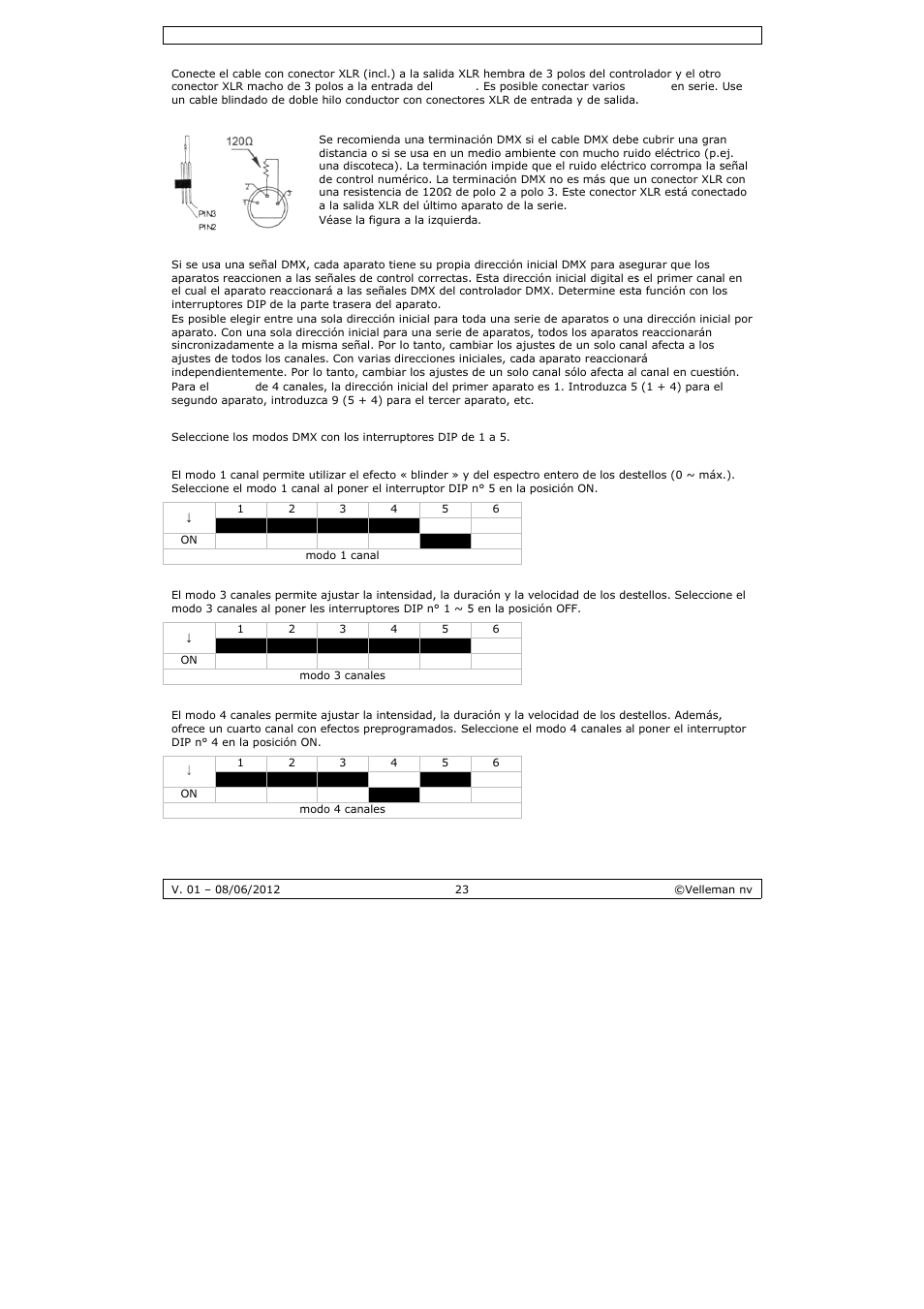 Velleman LX301 User Manual | Page 23 / 34