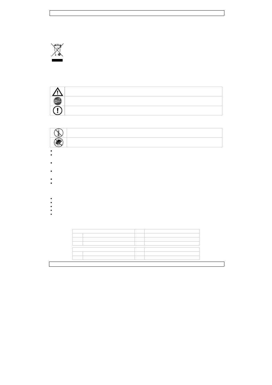 User manual, User m, Anual | Velleman CAMCOLBUL2N User Manual | Page 3 / 12