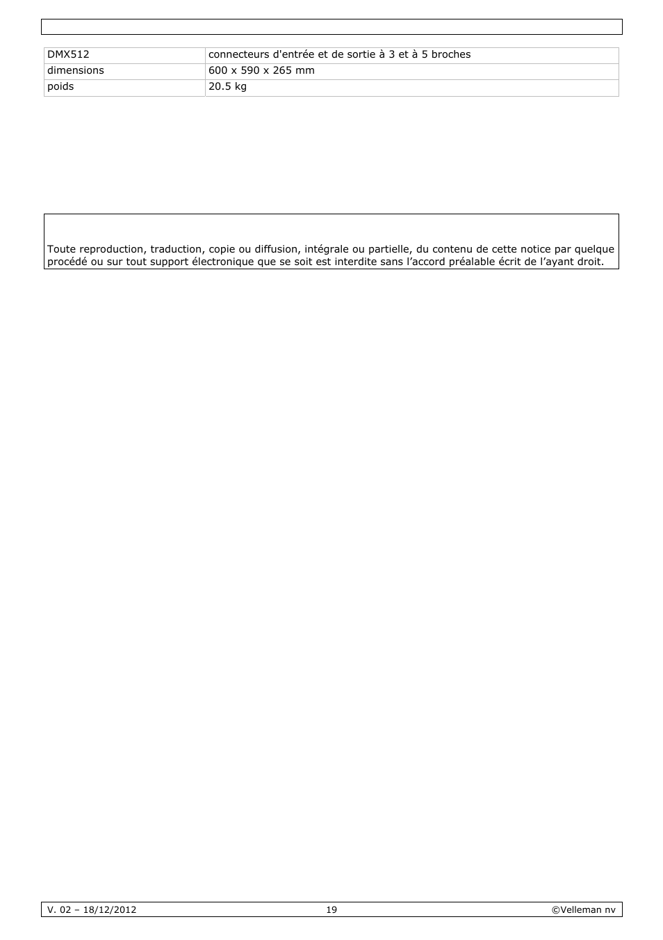 Velleman LX500 User Manual | Page 19 / 32