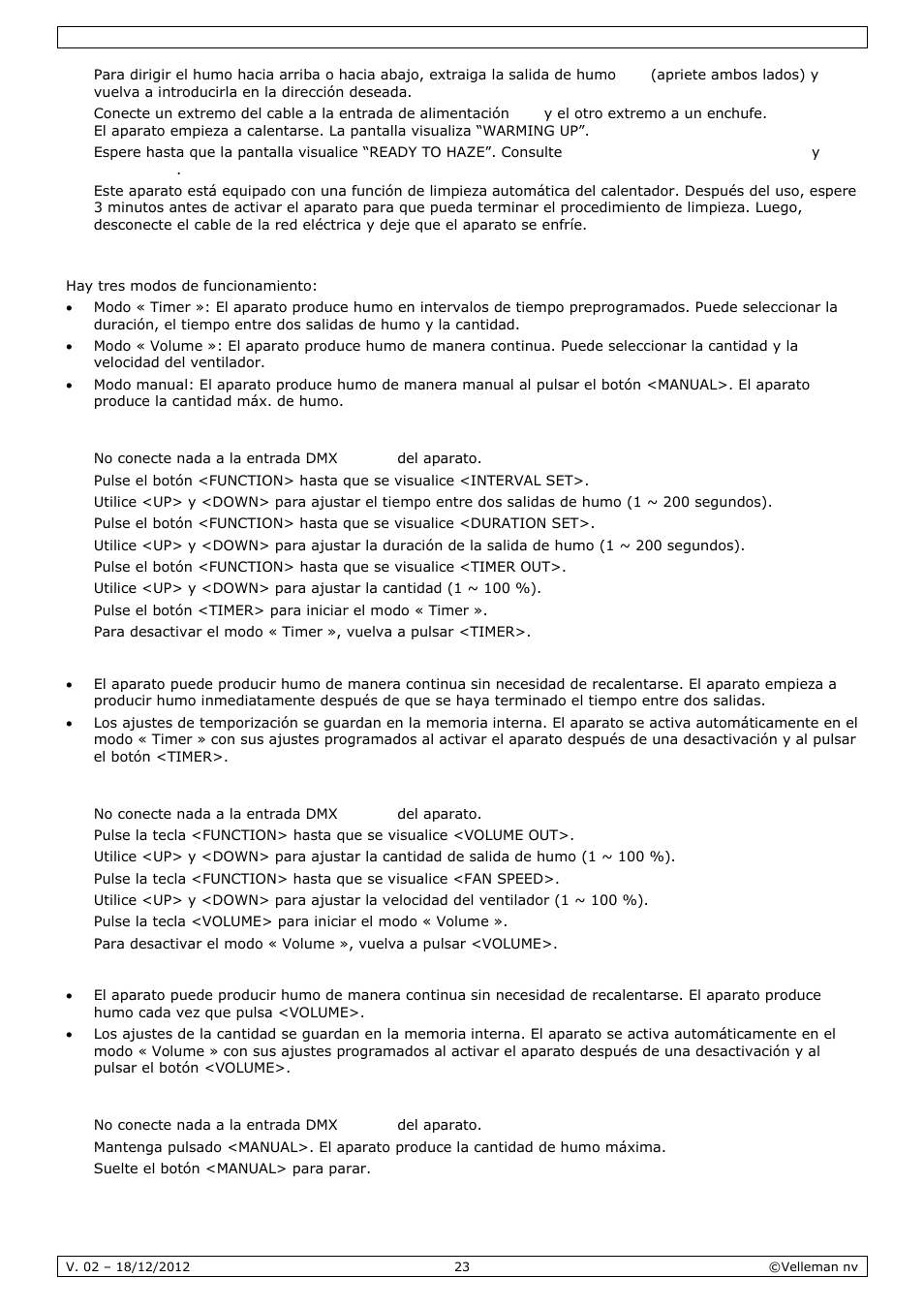 Velleman LX500 User Manual | Page 23 / 32