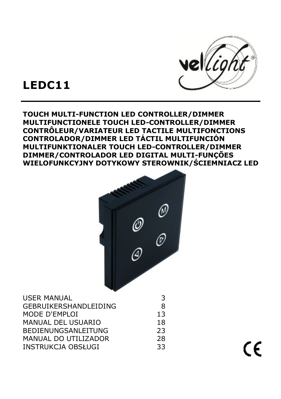 Velleman LEDC11 User Manual | 44 pages