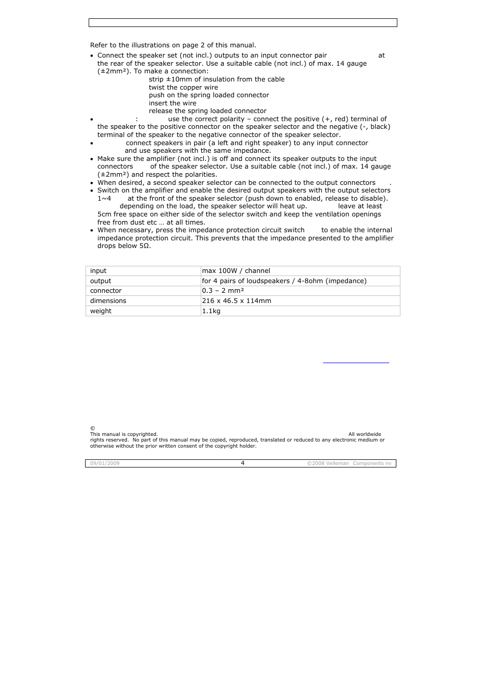 Velleman ASS4 User Manual | Page 4 / 14