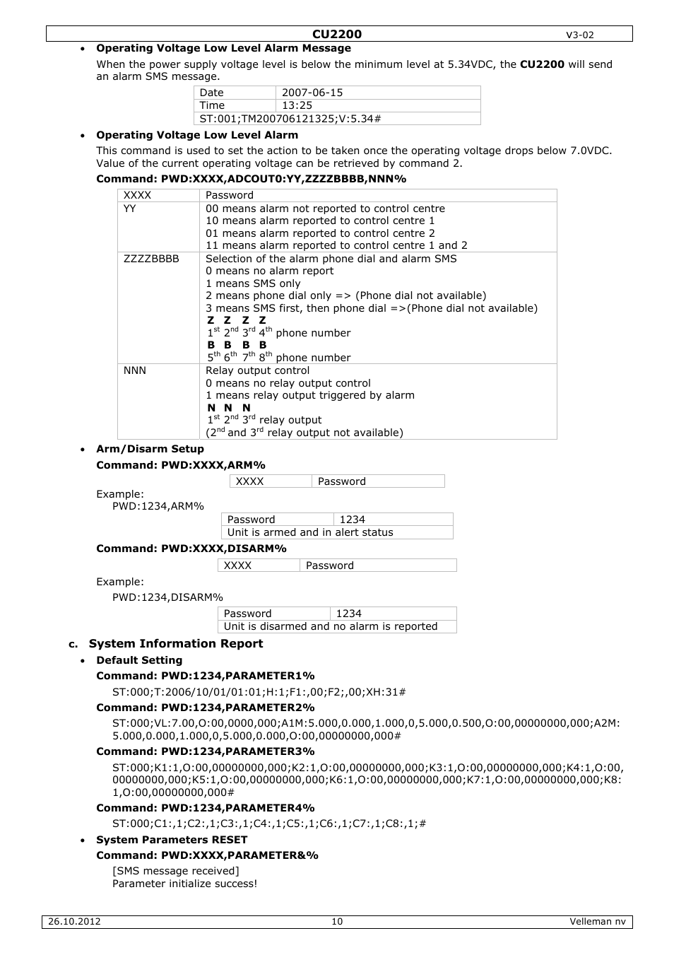 Velleman CU2200 User Manual | Page 10 / 58