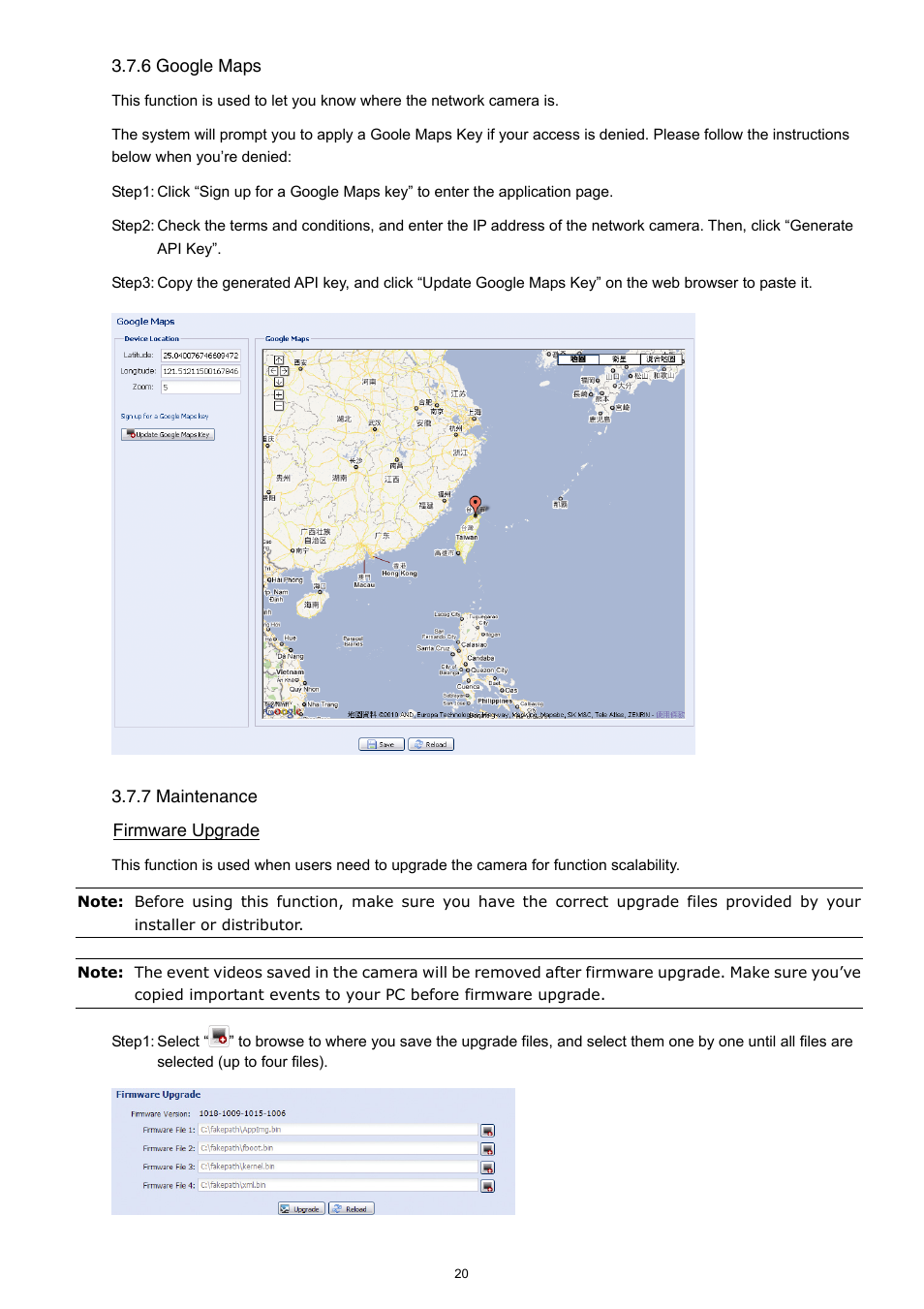 Velleman CAMIP12 Quick Installation Guide User Manual | Page 25 / 69