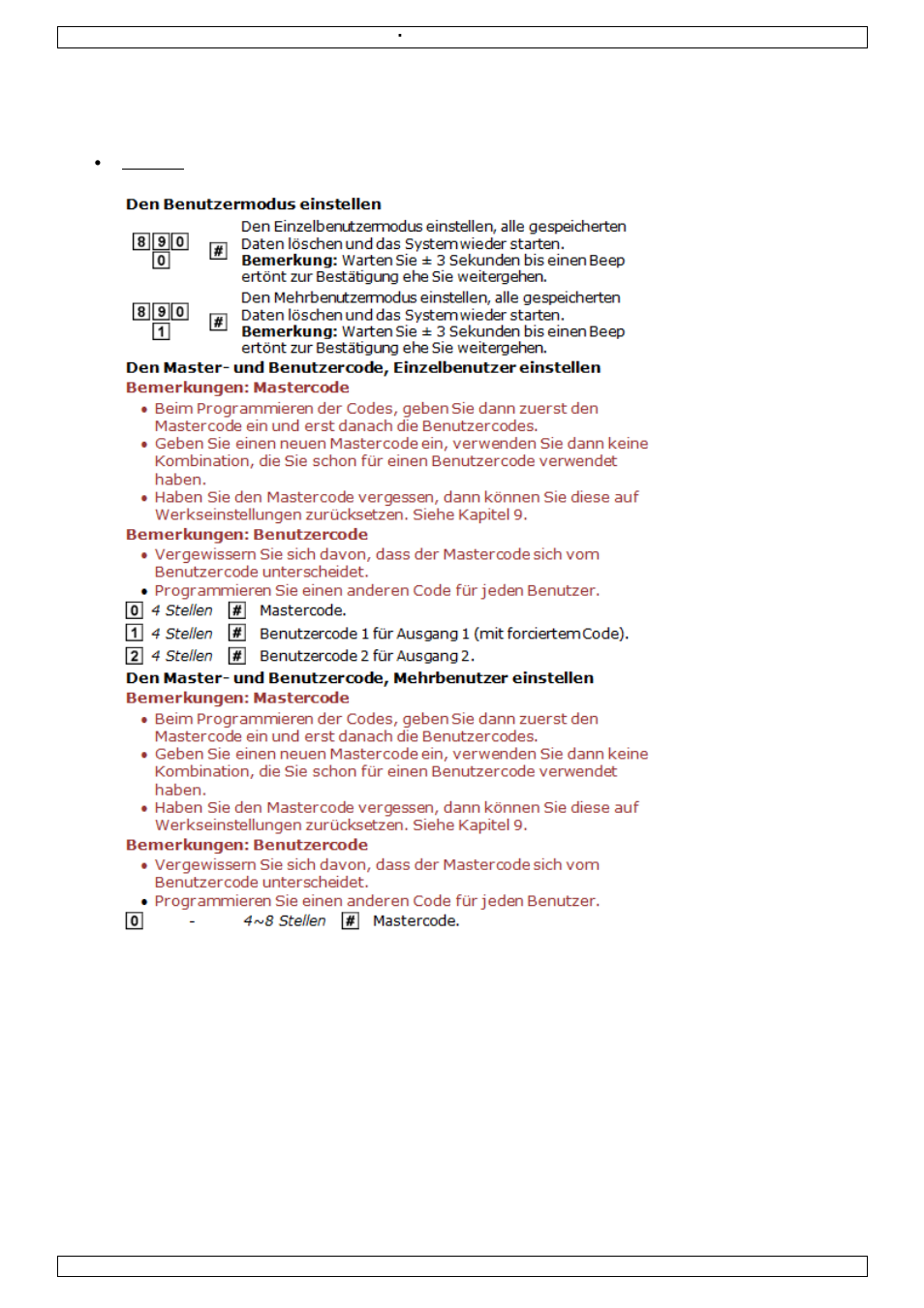 Deutsch | Velleman HAA2850 Setting Master Code and User Code User Manual | Page 6 / 6