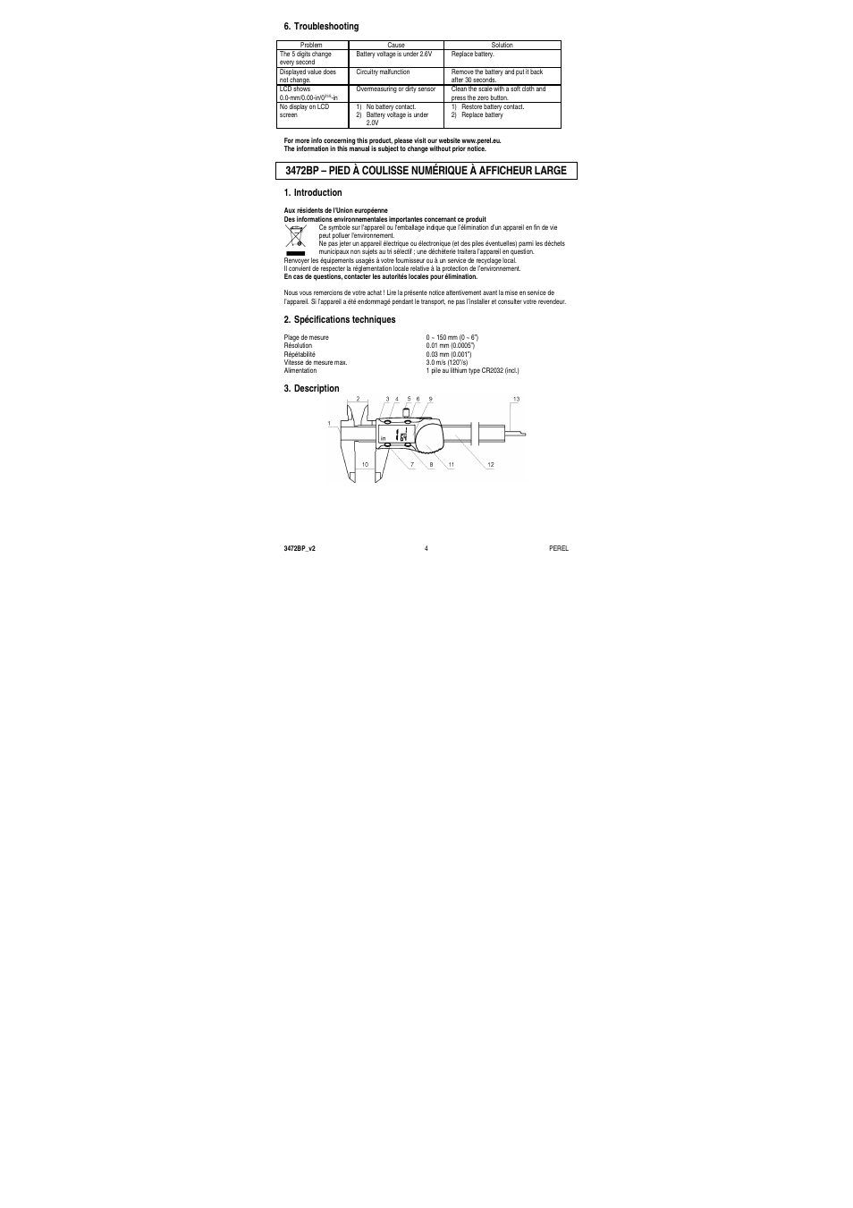Velleman 3472BP User Manual | Page 4 / 11