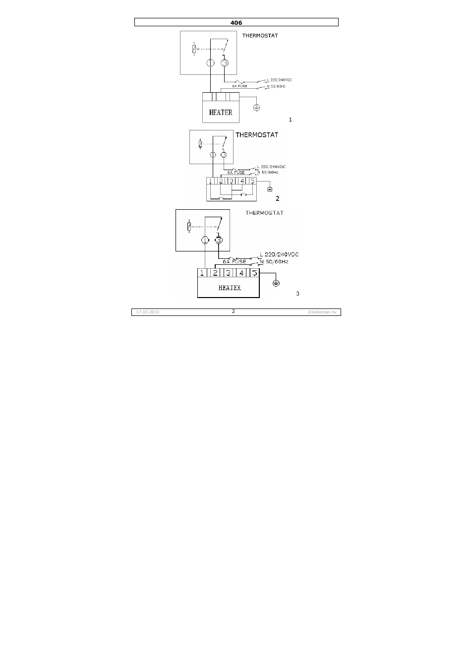 Velleman 406 User Manual | Page 2 / 32