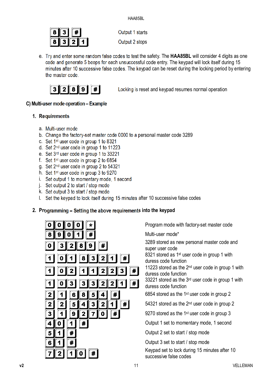 Velleman HAA85BL User Manual | Page 11 / 84
