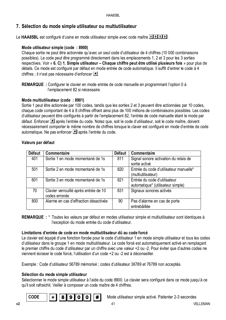 Velleman HAA85BL User Manual | Page 41 / 84
