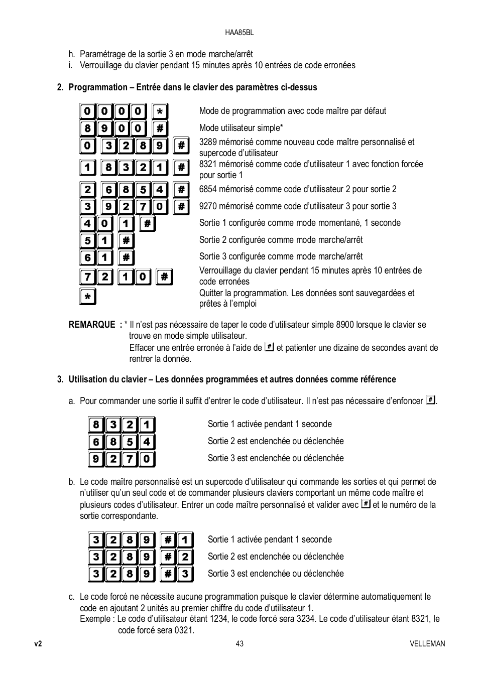 Velleman HAA85BL User Manual | Page 43 / 84