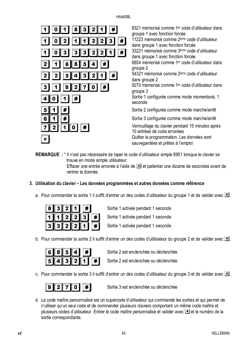 Velleman HAA85BL User Manual | Page 45 / 84