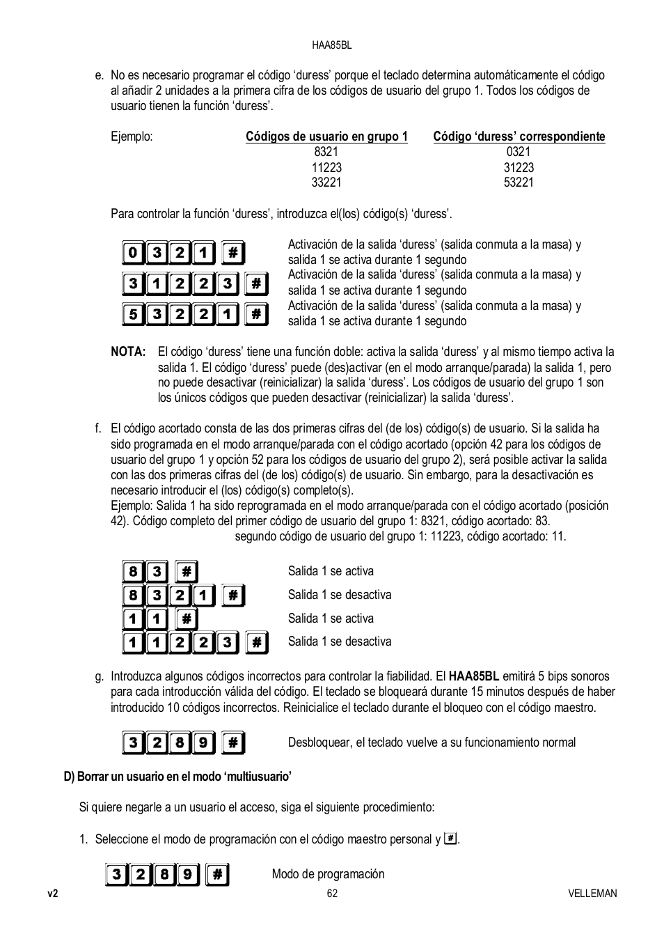 Velleman HAA85BL User Manual | Page 62 / 84