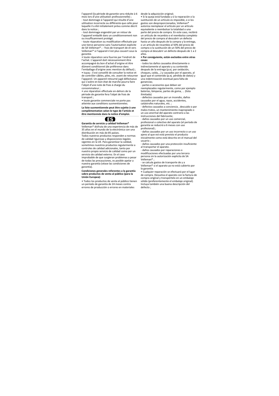 Velleman DVM840 User Manual | Page 48 / 49