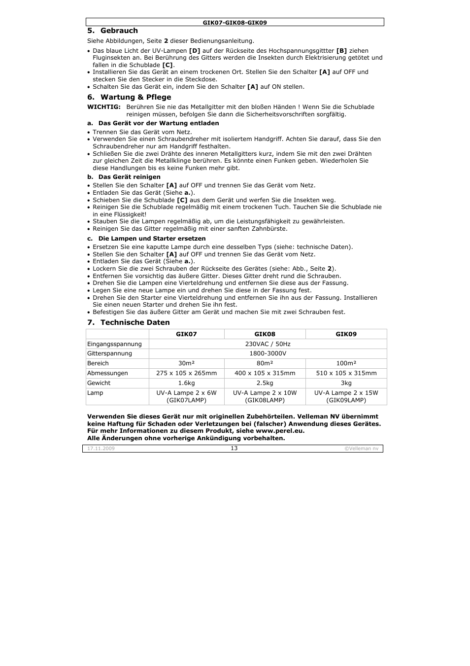 Velleman GIK07 User Manual | Page 13 / 18