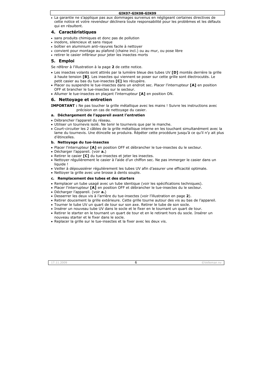 Velleman GIK07 User Manual | Page 6 / 18