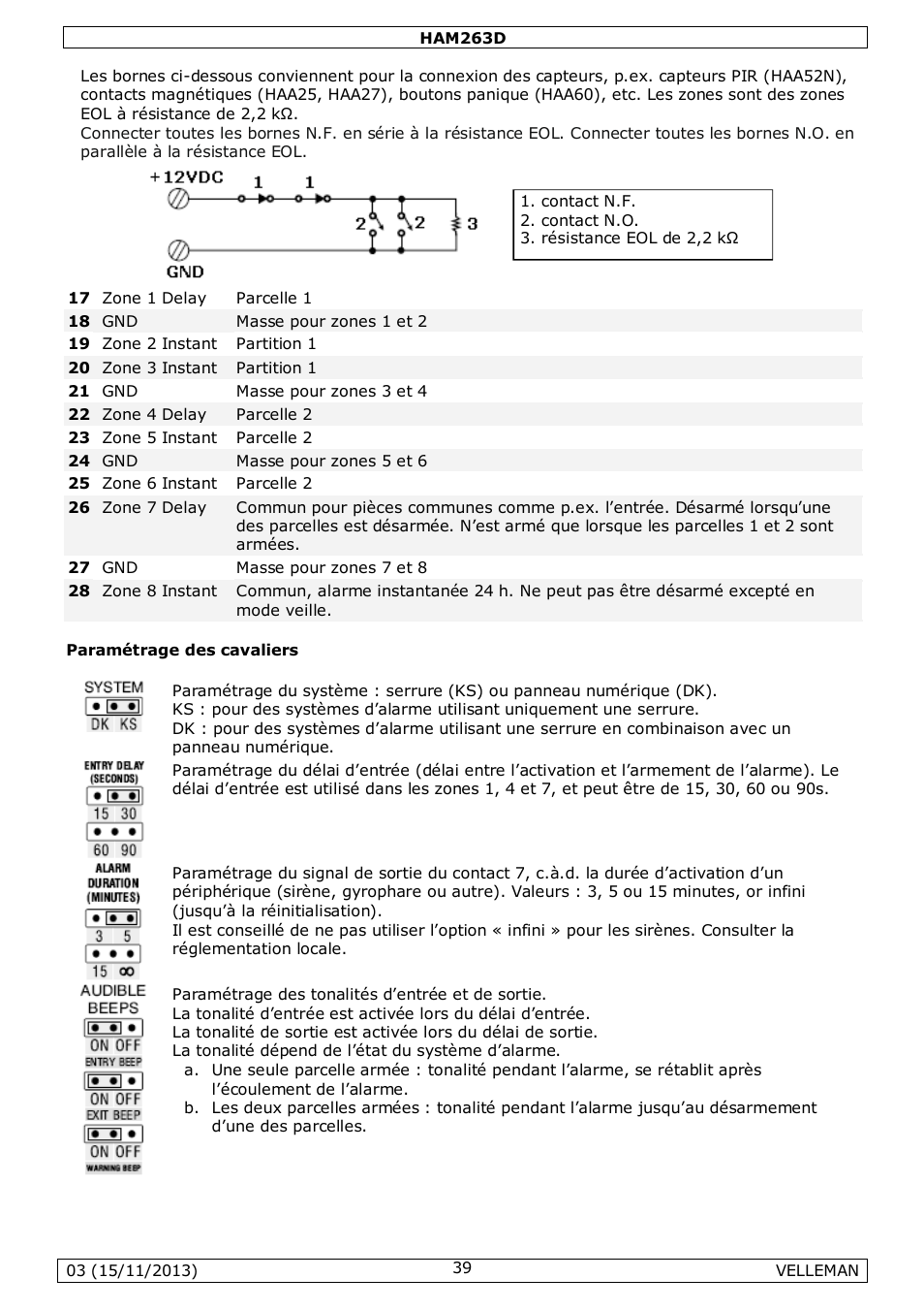 Velleman HAM263D User Manual | Page 39 / 88