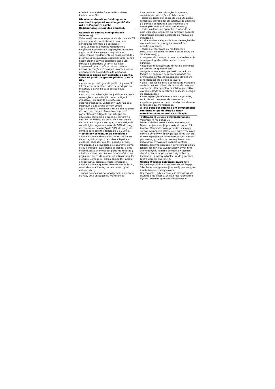 Velleman CAMCOLD12N User Manual | Page 20 / 21