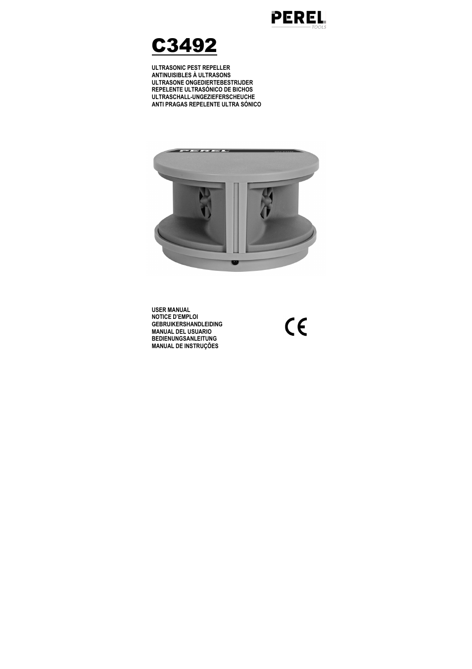 Velleman C3492 User Manual | 8 pages