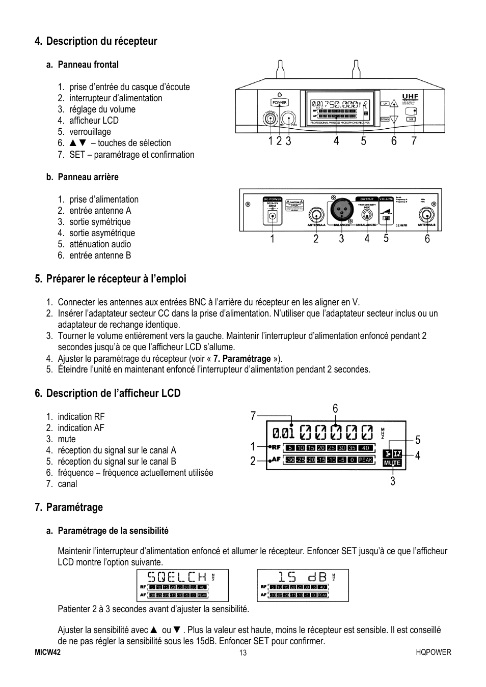 Velleman MICW42 User Manual | Page 13 / 36