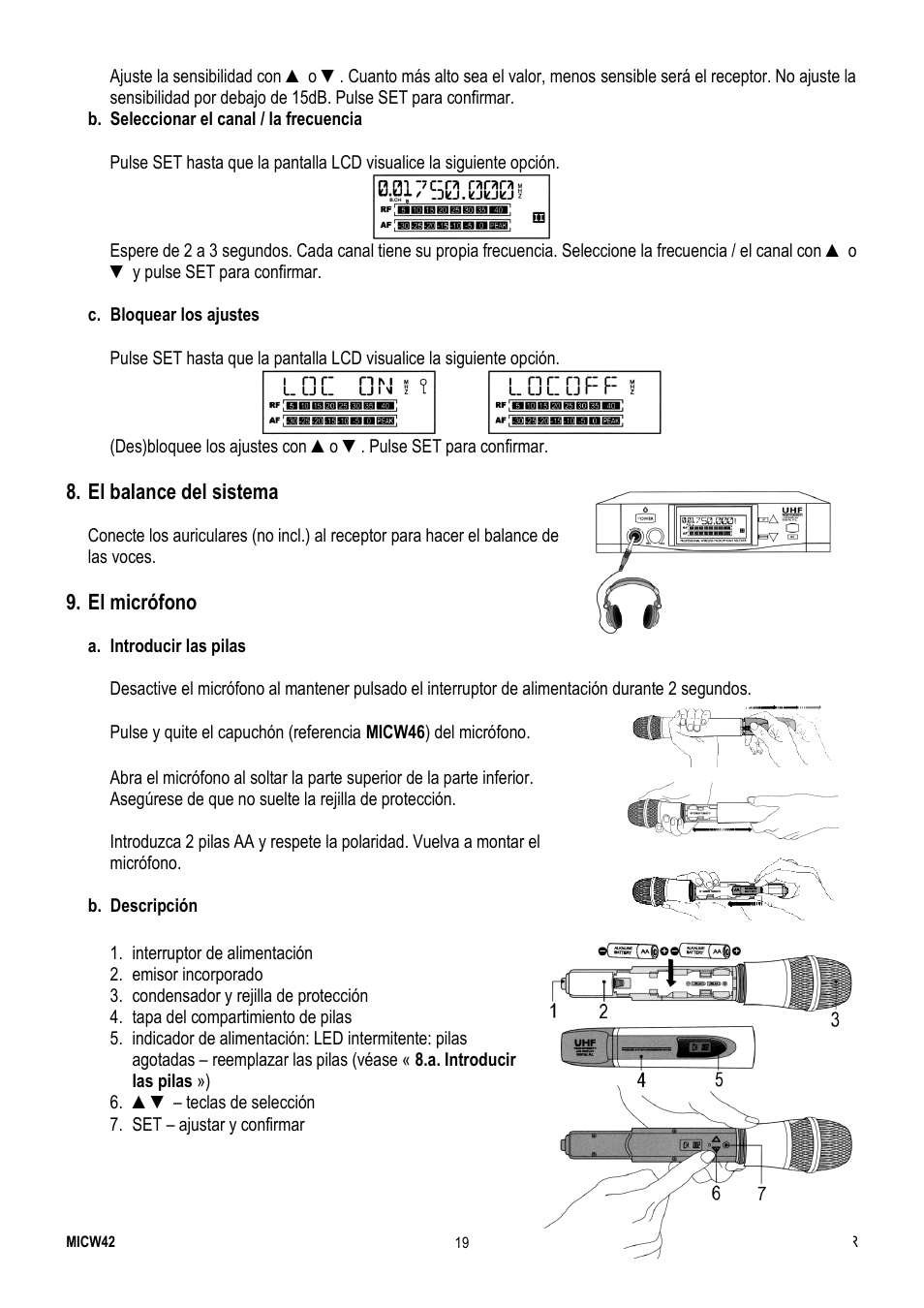 Velleman MICW42 User Manual | Page 19 / 36