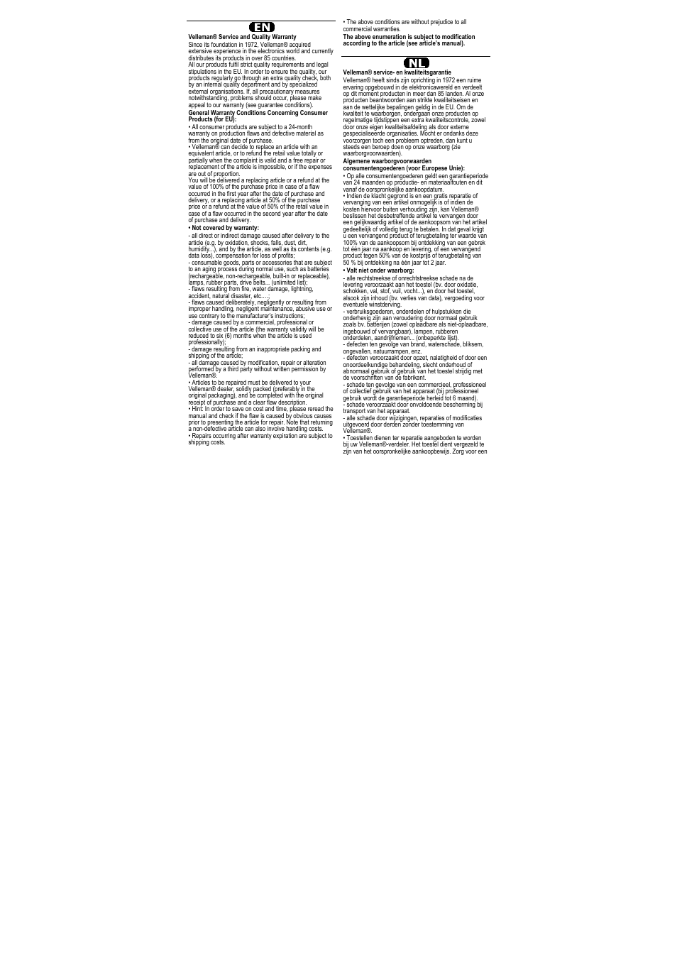 Velleman DVM171THD User Manual | Page 37 / 40