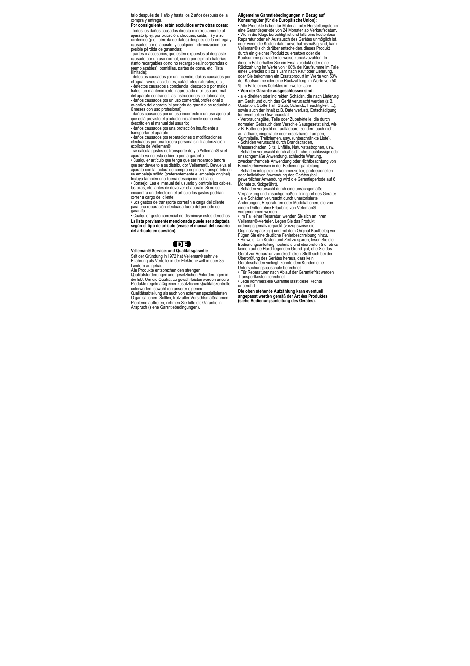 Velleman DVM171THD User Manual | Page 39 / 40
