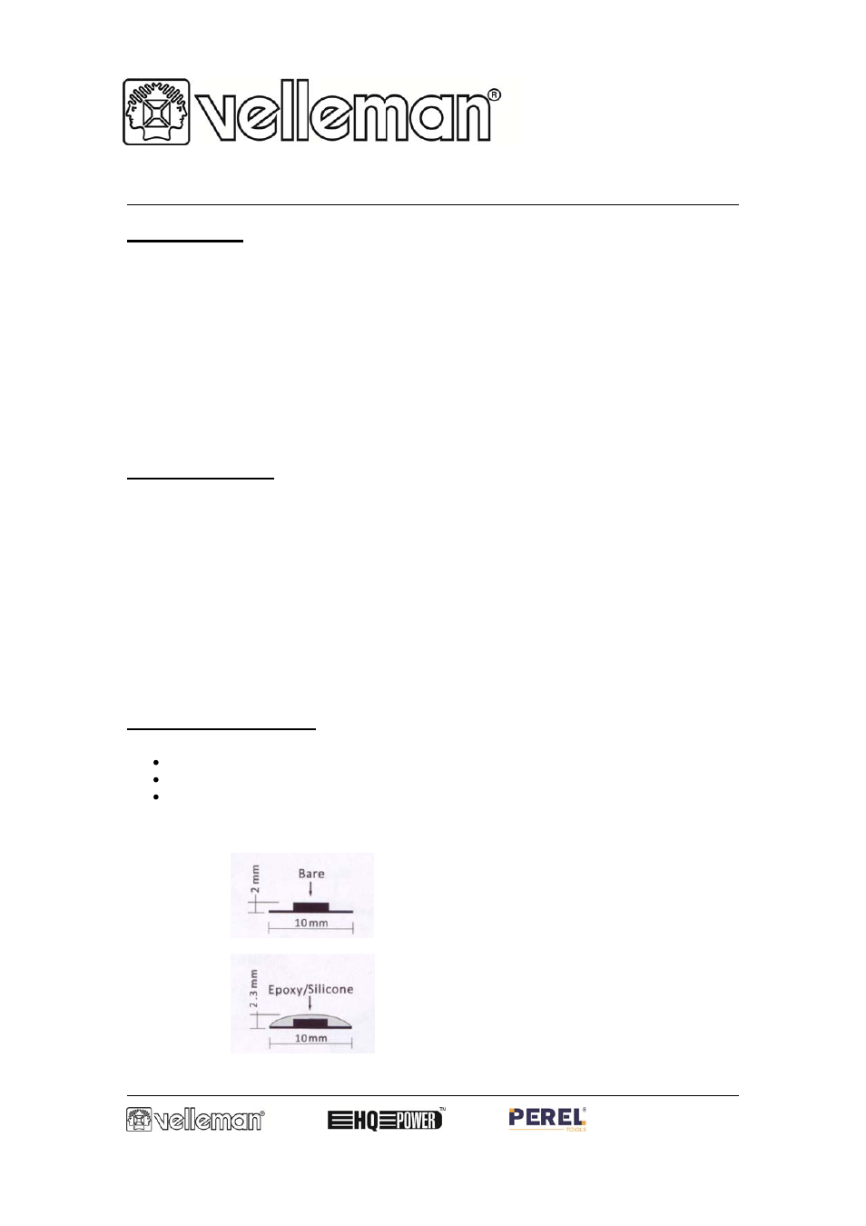 Velleman LS24Nxxx series User Manual | 5 pages