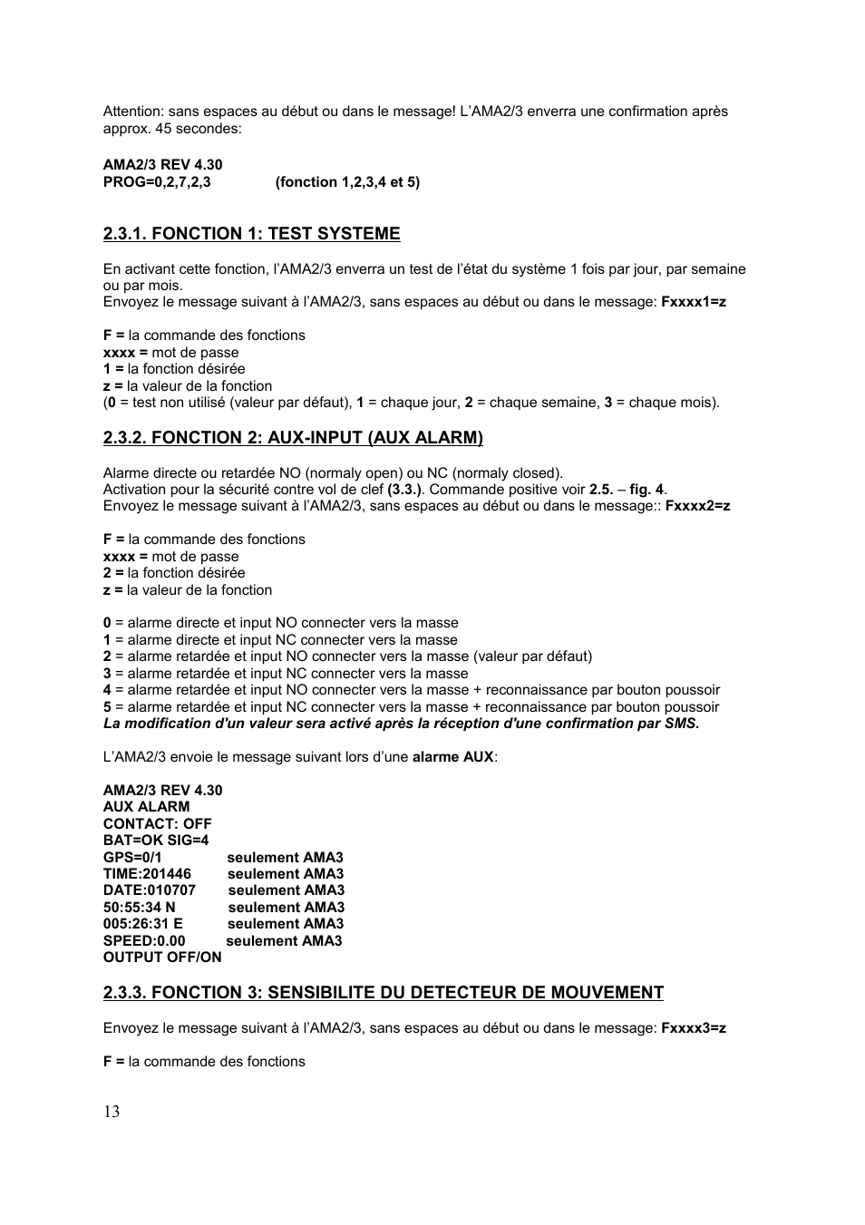 Ama2/3 rev 4.30 | Velleman HAMGSMGPS User Manual | Page 14 / 47