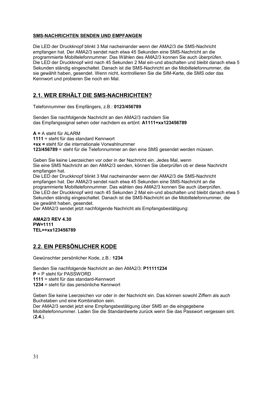 Tel=+xx123456789 | Velleman HAMGSMGPS User Manual | Page 32 / 47