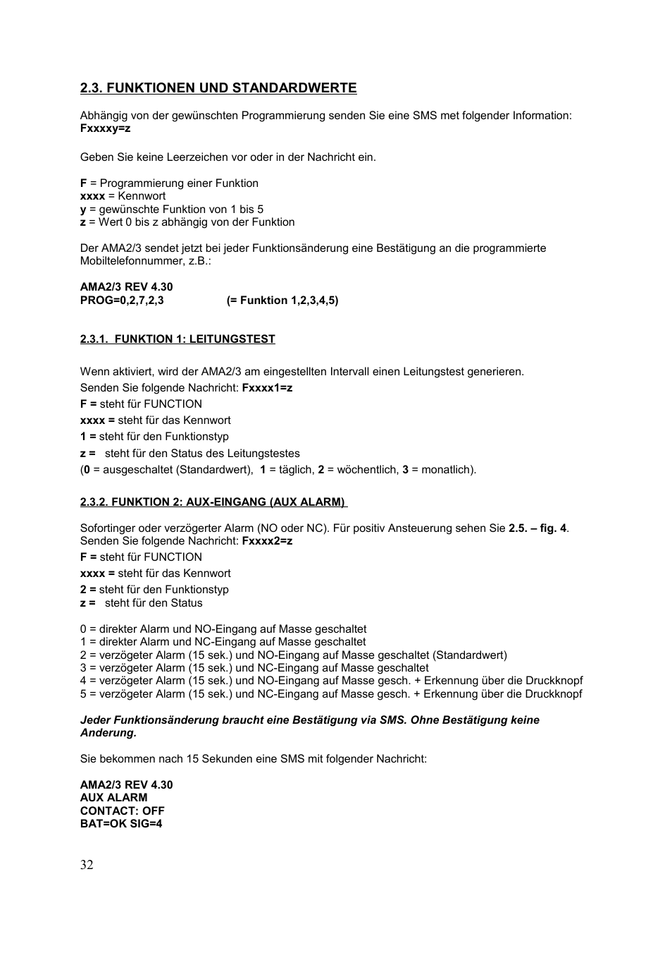 Fxxxxy=z, Ama2/3 rev 4.30 | Velleman HAMGSMGPS User Manual | Page 33 / 47