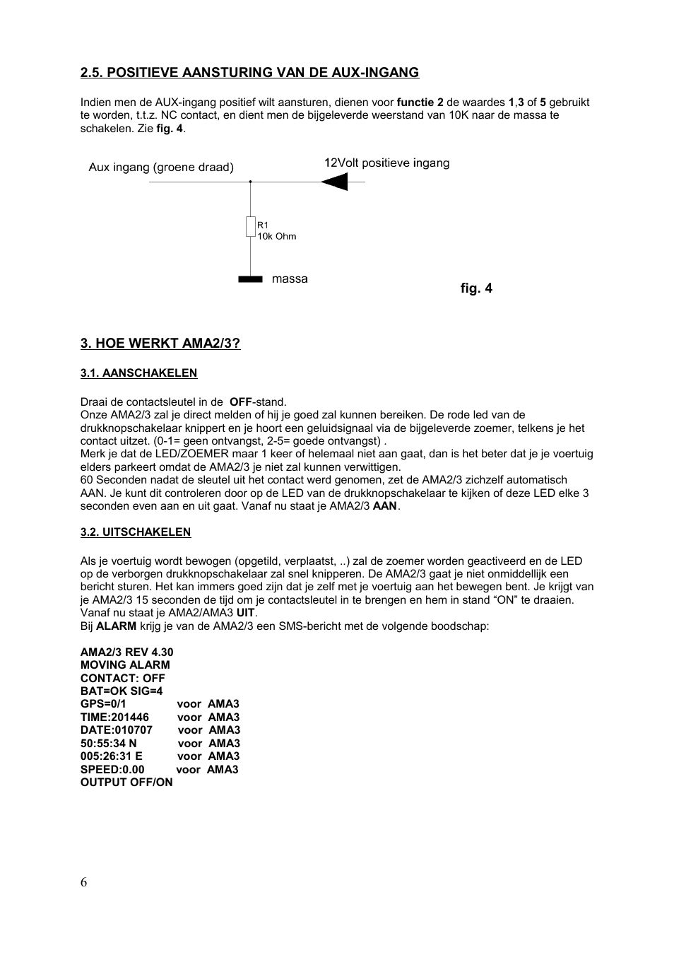 Ama2/3 rev 4.30 | Velleman HAMGSMGPS User Manual | Page 7 / 47