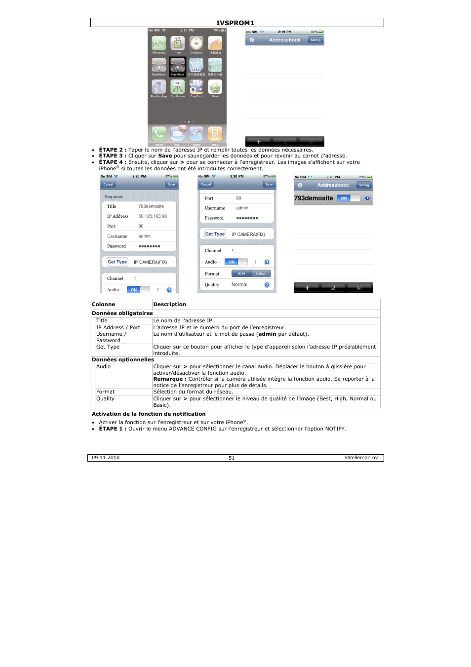 Velleman IVSPROM1 User Manual | Page 51 / 95