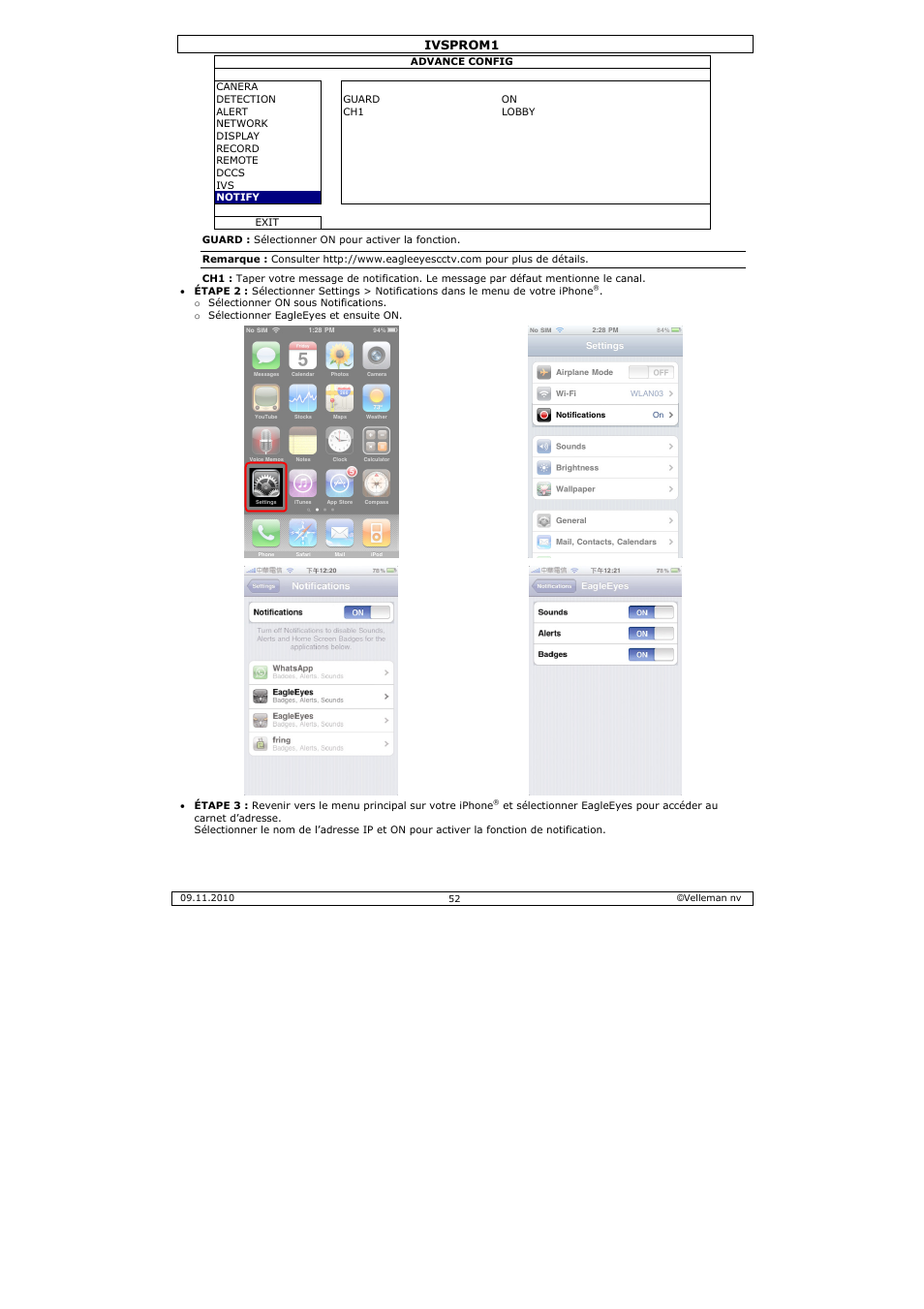 Velleman IVSPROM1 User Manual | Page 52 / 95