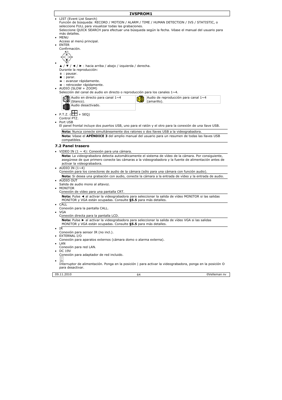 Velleman IVSPROM1 User Manual | Page 64 / 95