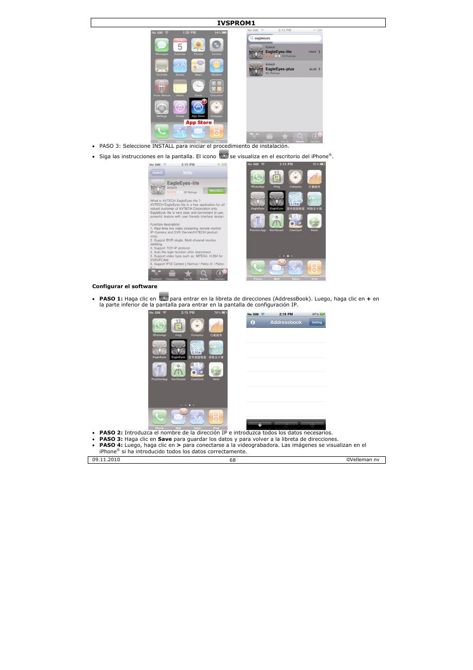 Velleman IVSPROM1 User Manual | Page 68 / 95