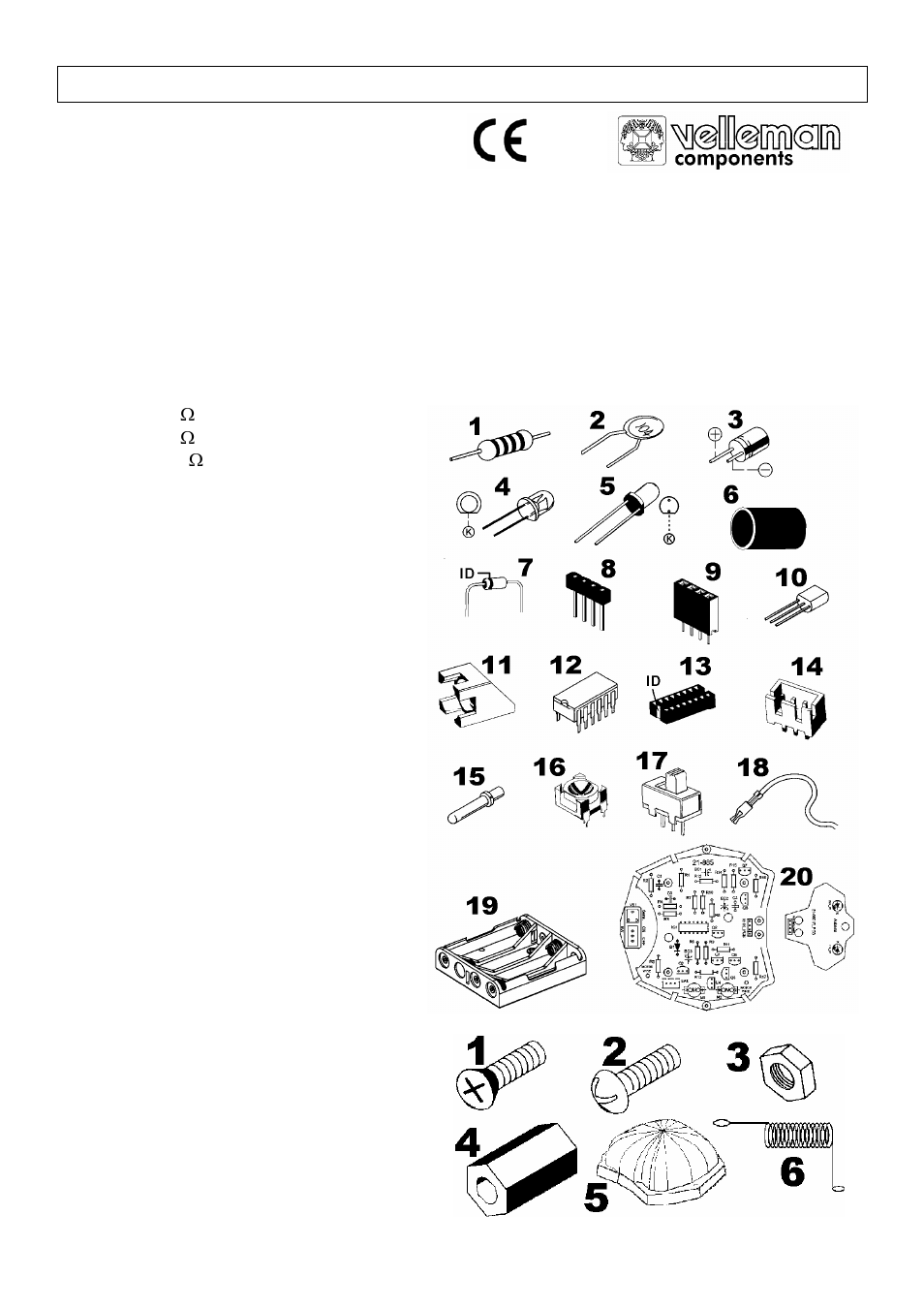 Velleman KSR6 User Manual | 19 pages