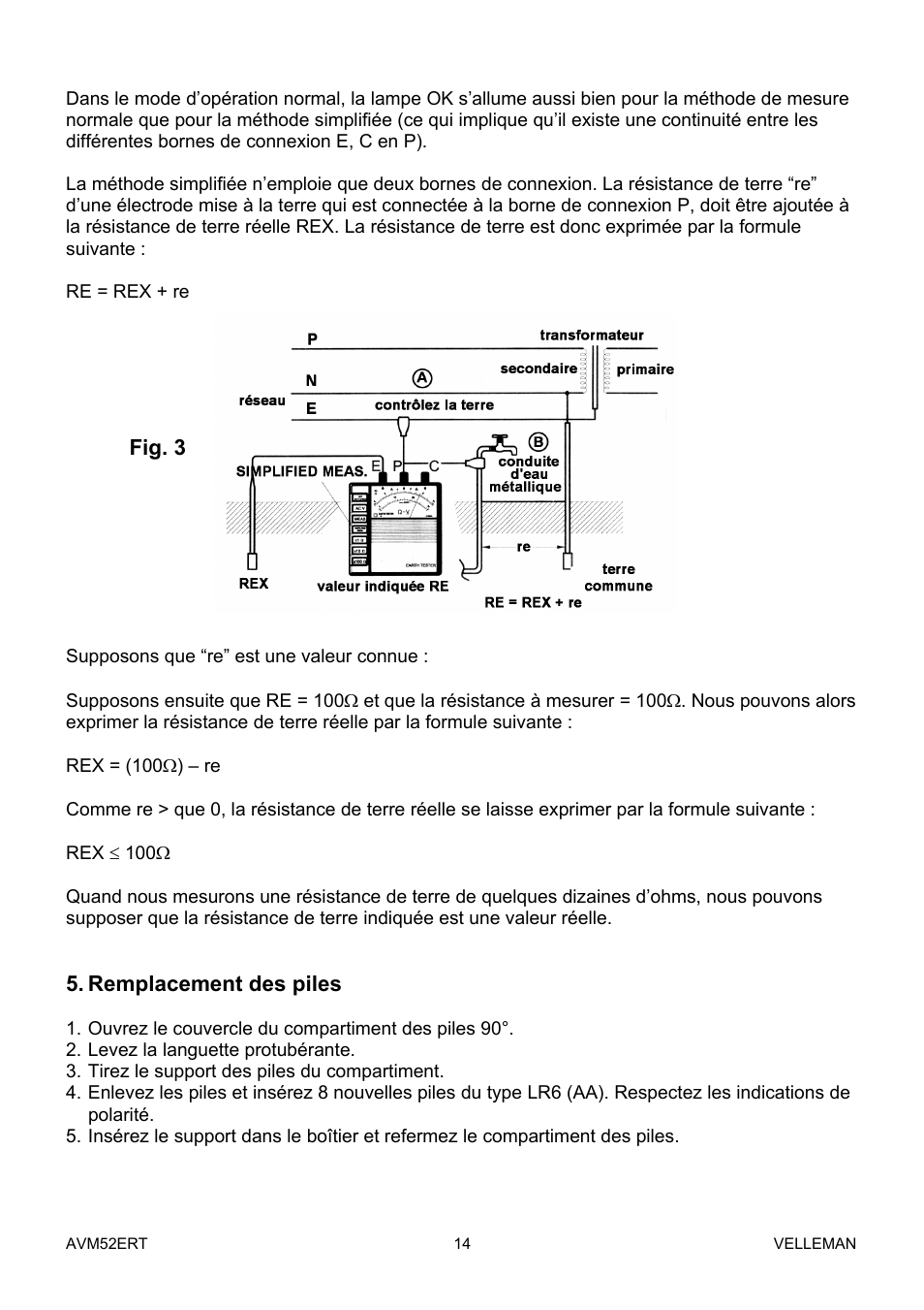 Velleman AVM52ERT User Manual | Page 14 / 39