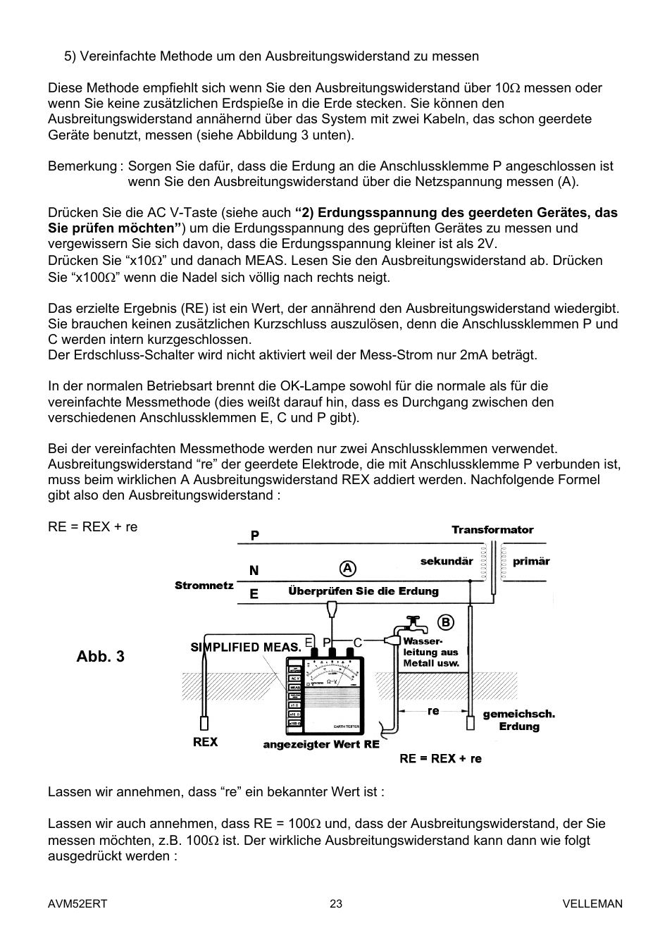 Velleman AVM52ERT User Manual | Page 23 / 39